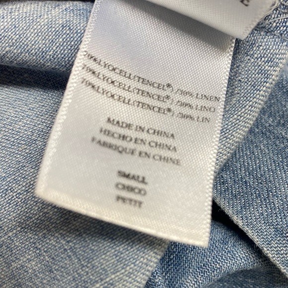 Rails Clement Chambray Linen Tencel Midi Dress - Picture 8 of 10